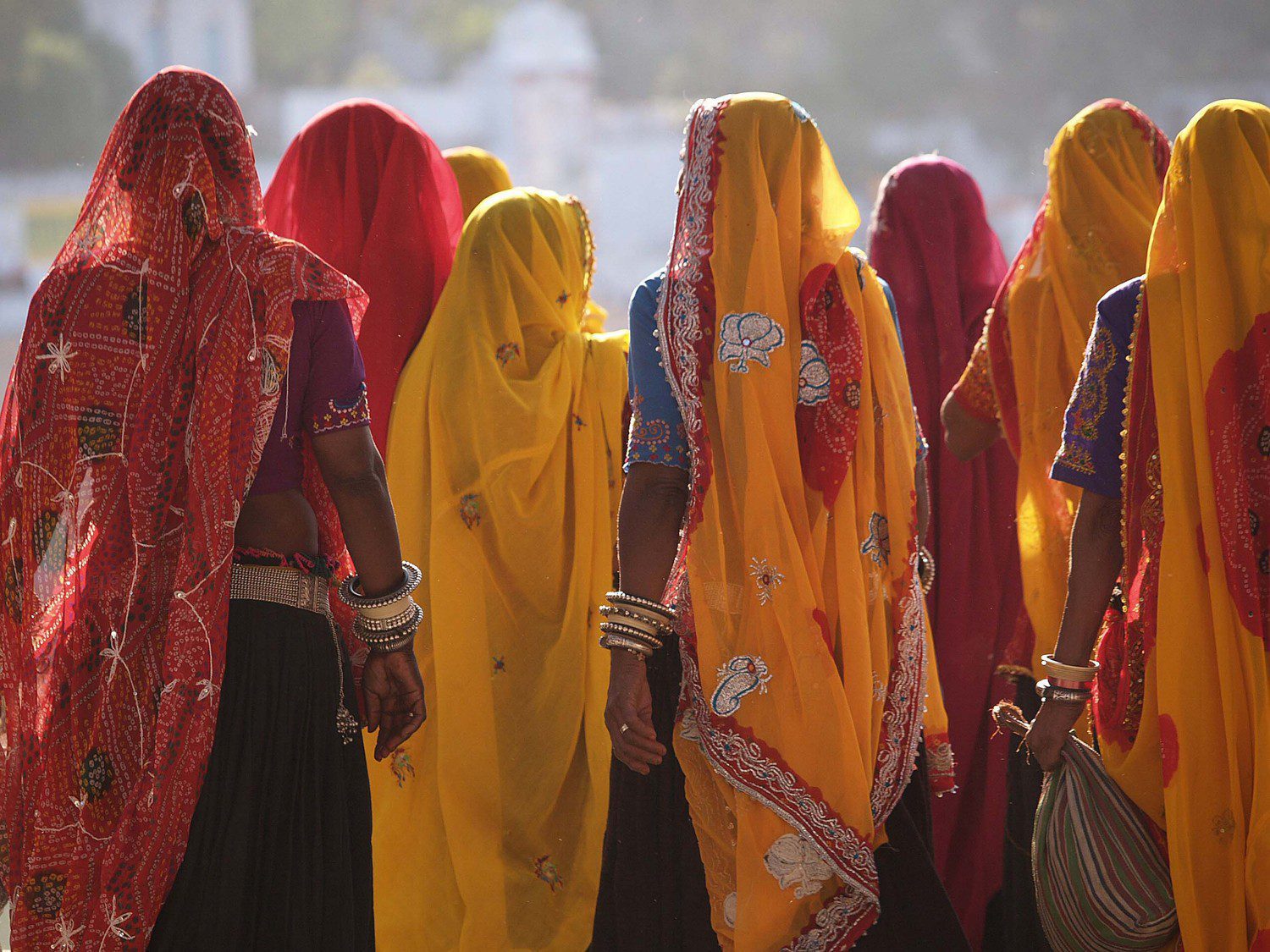 india donne con sari