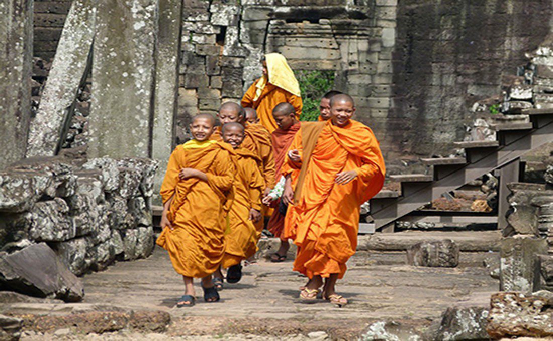 cambogia - CAMBOGIA 7 - Cambogia - photo cambogia siem reap monaci cambogia - CAMBOGIA 7 - Cambogia