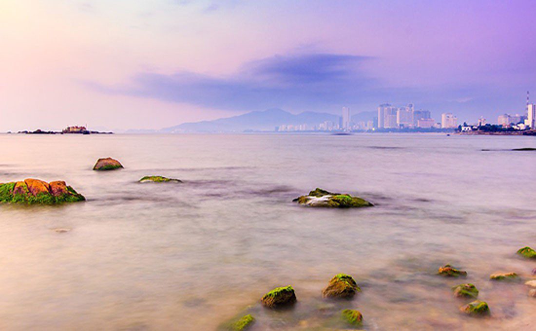 vietnam mare al tramonto