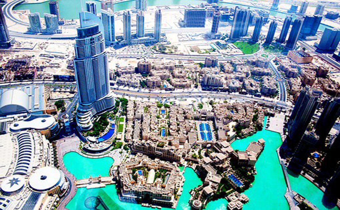 dubai panorama emirati arabi