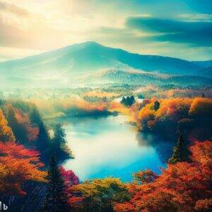 Hokkaido durante foliage