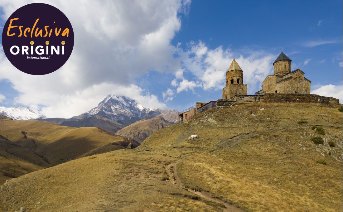 georgia paesaggio con chiesa