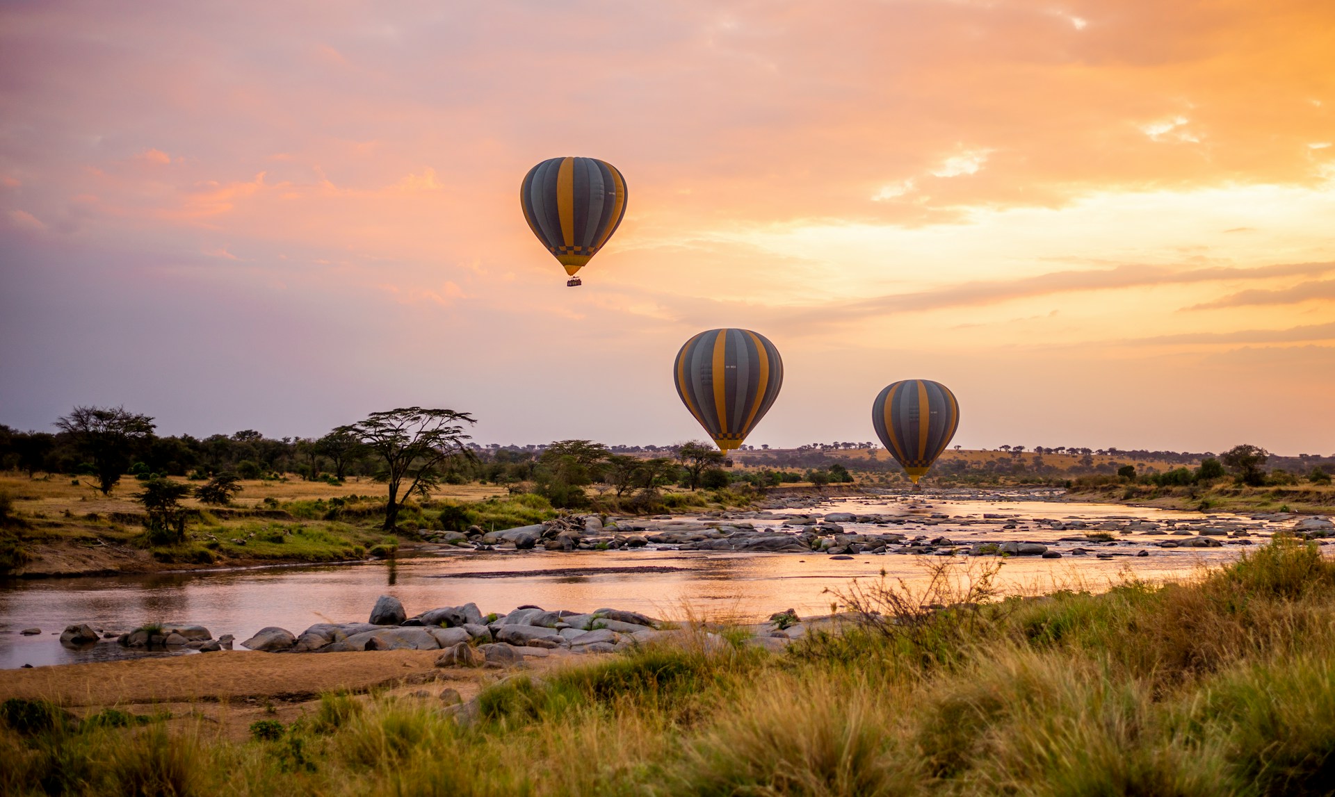 Safari in mongolfiera in Tanzania